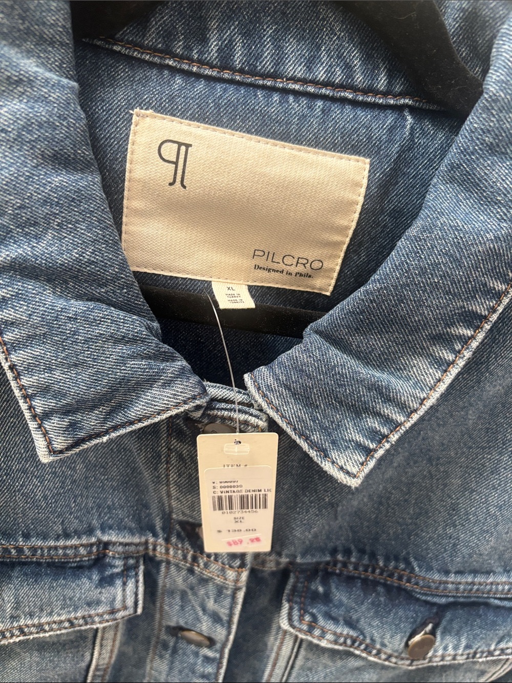 Pilcro Denim Sleeveless Vest/Top - Picture 4 of 4